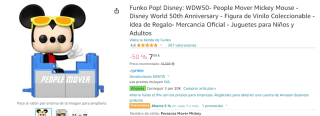Funko Pop! Disney - People Mover Mickey Mouse por 7,99€