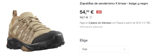 Zapatillas de senderismo para Hombre Salomon X Braze por 54.99€