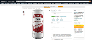 Smirnoff Ice de 269ml com 4 uni - R$ 20,70
