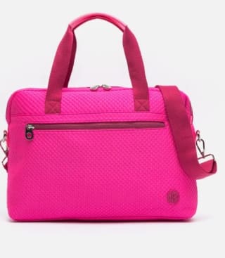 Portaordenador de nylon 15" color rosa por 16,50€