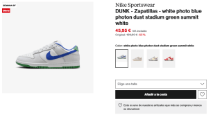 Zapatillas Nike Dunk mujer por 45,95€