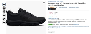 Zapatillas Under Armour UA Charged Assert 10 por 44,99€ varios colores
