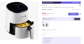 Freidora de aire 1400W 2,5l / 3,5L NATURFRY FAGOR por 34.99€