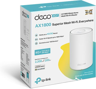 TP-Link Deco X20-4G - Mesh WiFi - 4G+ - AX1800 voor €120 bij Amazon