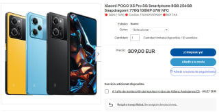 Xiaomi POCO X5 Pro 5G de 8GB/256GB por 262€