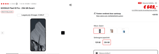Google Pixel 8 Pro 256GB voor €649 bij Mediamarkt en Belsimpel