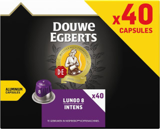 Douwe Egberts Lungo (8) 200 cups voor €33,95 bij Amazon