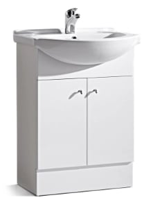 Mueble vanitorio Vessanti Alba blanco de 55 cm por $69.990