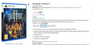 Juego Octopath Traveler II PS5 por 18,99€