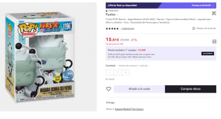 Funko Pop Fig Vinilo Sage Madara Uchiha Naruto por 7.9€