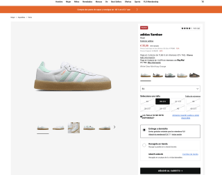 Zapatillas Adidas Sambae Mujer por solo 35€