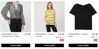 Ropa Stradivarius y Bershka desde solo 0,99€ ofertazas