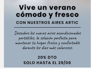 -20% descuento en aires acondicionados desde Mc Haus