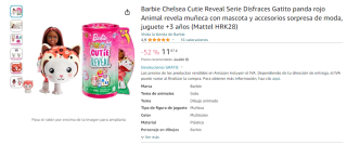 Barbie Chelsea Cutie Reveal por 11,97€