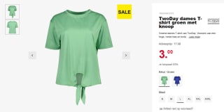 Tot 83% korting in de sale bij Scapino