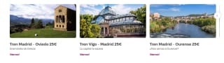 Renfe billetes de Tren Madrid a Galicia y Asturias por 25€