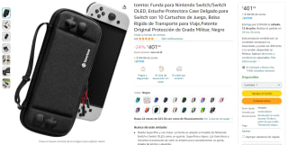 tomtoc Funda para Nintendo Switch/Switch OLED por $402 en Amazon