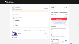 Consola de juegos OLED Nintendo Switch 64GB por 209,72€