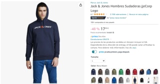 Jack & Jones Hombres Sudaderas jjeCorp Logo por 17,99€