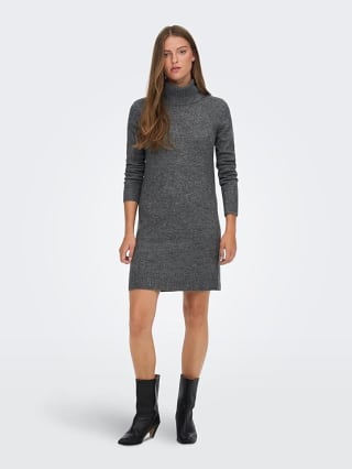 JDY Jdy Elanor L/S Cowlneck gebreide jurk voor €7,99 bij Amazon