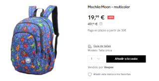 Mochila Kukuxumusu Moon por 19.99€