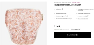 HappyBear Zwemluier Roar 1 stuk voor €11,49 bij Babypark