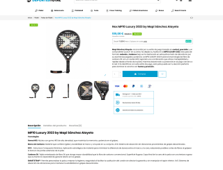 2 Unidades Pala Padel Nox MP10 Luxury 2023 por solo 109€