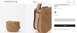 Bolso Bandolera Efecto Rafia por 7,99€