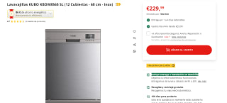 15% EXTRA descuento en grandes electrodomésticos