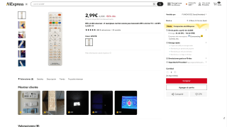 Control remoto universal RM-L1130 por 2,99€