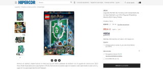 Estandarte de la Casa Slytherin con Mini Figuras Wizarding World LEGO Harry Potter por 20,94€