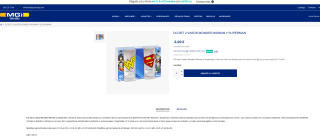 Set 2 Vasos DC WONDER WOMAN Y SUPERMAN por solo 2€ en Tiendasmgi