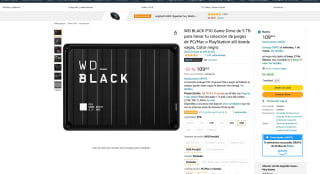 WD BLACK P10 Game Drive 5TB 2,5" a solo 109€