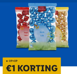 €1 korting op Paaseieren bij de Lidl