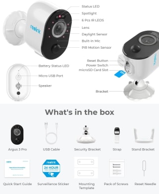 Beveiligingscamera Reolink Argus 3 Pro voor buiten voor €88,99 bij Amazon