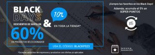 10% dto extra en todo + hasta 60% dto