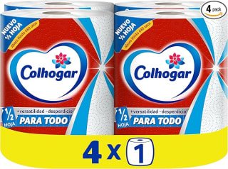Colhogar Paratodo Jumbo x4 doble duración 4 Rollos - 2720 Usos por 6,18€