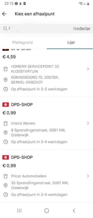Verzenden voor €0,99 bij DPD met Vinted