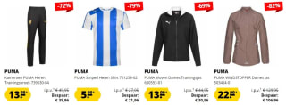 Tot ruim 80% korting op Puma bij Sportkorting