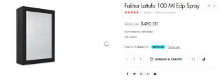 Perfume Fakhar Lattafa 100ml por $480 en UFRA