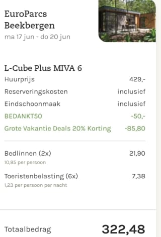 EuroParcs kortingscode voor €50 korting op je boeking