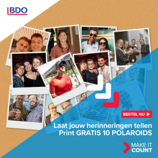 10 gratis Polaroid fotoprints via Stampix en BDO