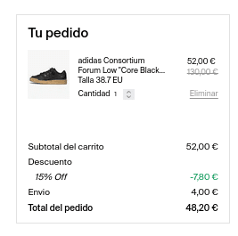 Adidas Consortium Forum Low Core Black Purple Rush" x SVD por 44,20€