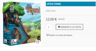 Juego de Mesa Little Town por 12€