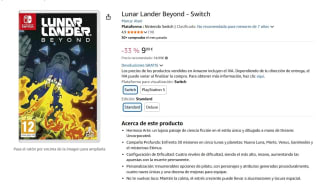 Juego Lunar Lander Beyond - Switch por 9,99€