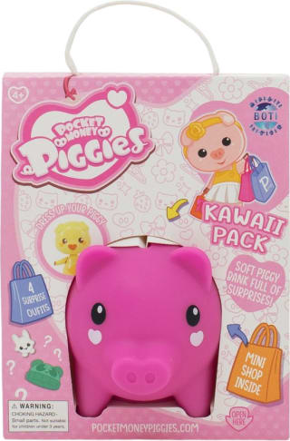 Pocket Money Piggies Kawaii Pack voor €2,99 bij Bol