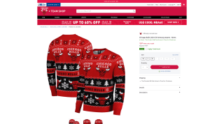 Suéteres navideños Chicago Bulls 2024 por 20,90€