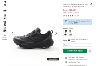 Zapatillas New Balance Hierro V9 por 96€ en dos colores