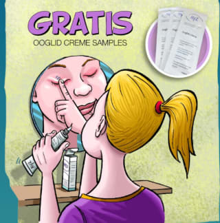 Gratis samples AYZ ooglid crème