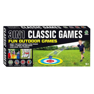 Classic Games Outdoor 3in1 Buitenspellen voor €10 bij Lobbes